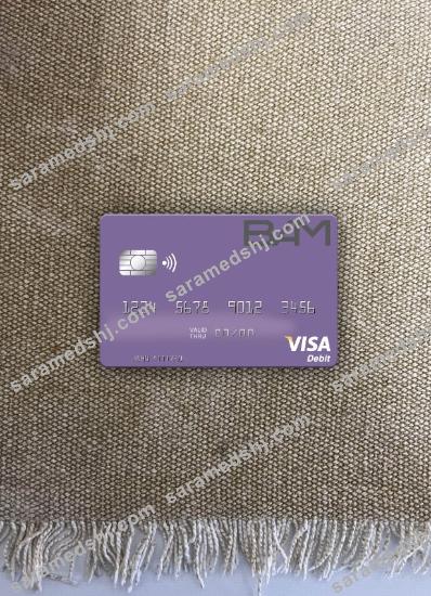 Guatemala Banco Agromercantil visa debit card photolook front